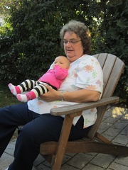 Greta with Grandma Rathburn